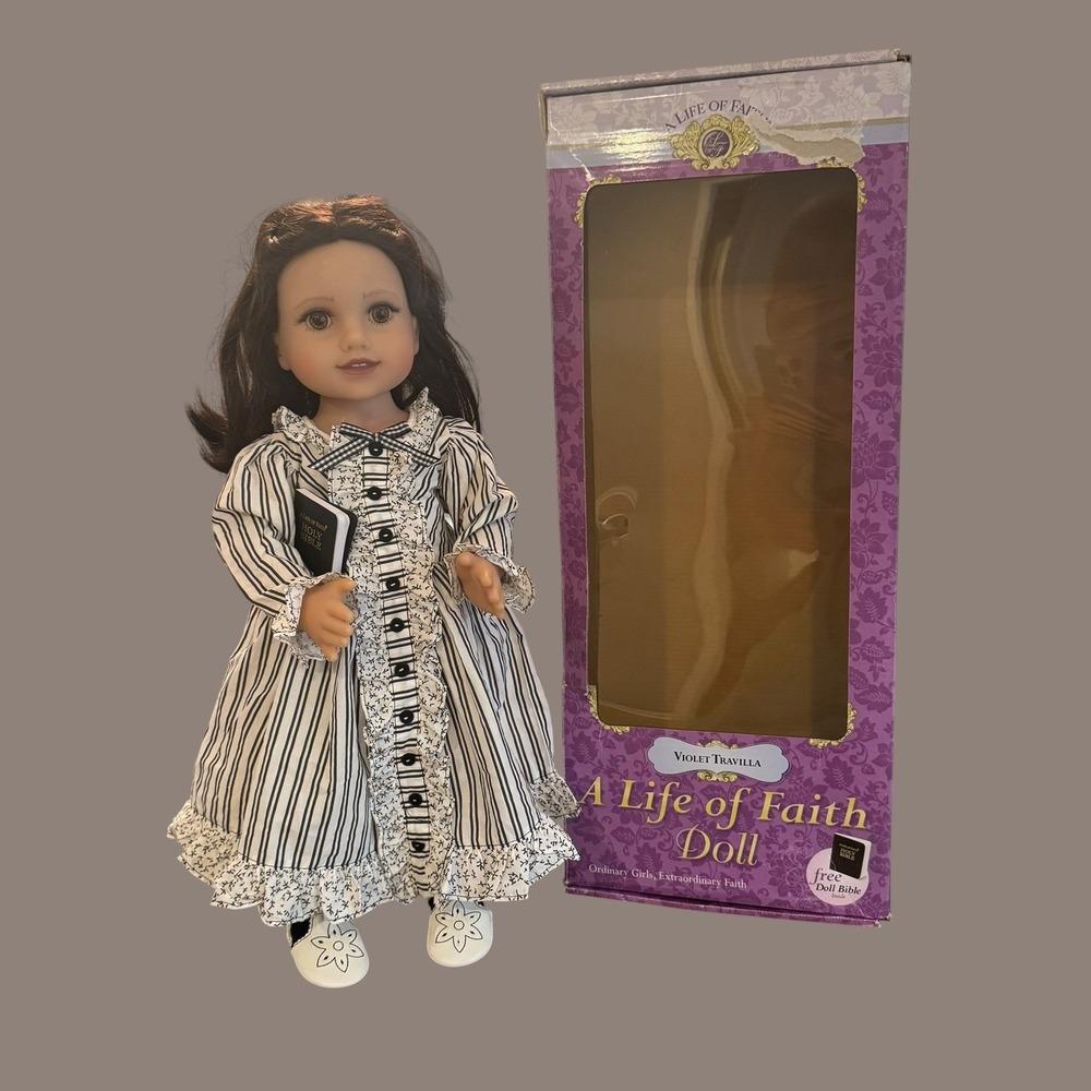 Violet Travilla A Life Of Faith Doll By Mission City Press Pre-owned With box